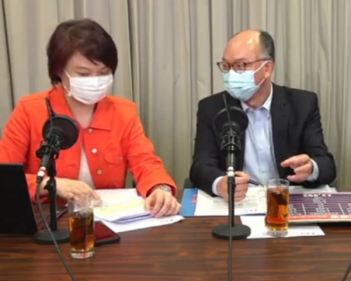 陳帆表示政府正與賓館業界討論將房間轉用作過渡性住屋。李慧琼影片截圖