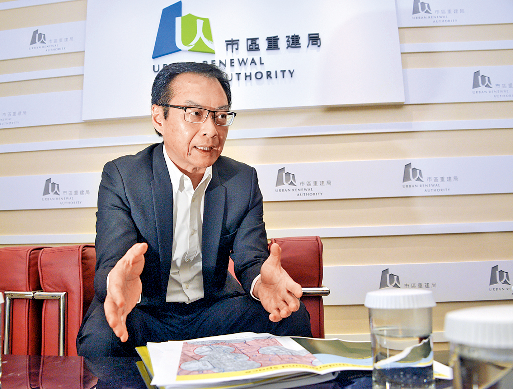 韋志成指，考慮到現金流的健康，未來會以動態策略，以規模較細、較簡單的重建項目先行，以加快資金回籠。