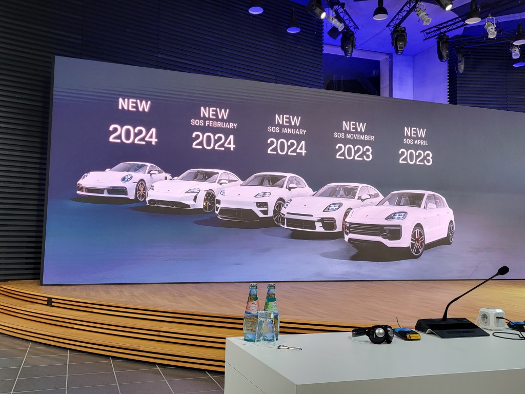 保時捷2024年將會推出最少三款新車。