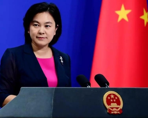中國外交部發言人華春瑩回應美國副總統彭斯的指責是純屬捕風捉影、混淆是非、無中生有,中方對此堅決反對。 (網圖)