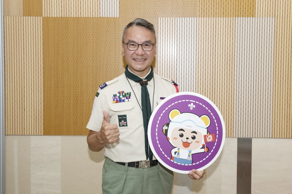 香港童軍總會香港總監黎偉生博士。 香港童軍總會香港總監黎偉生博士。
