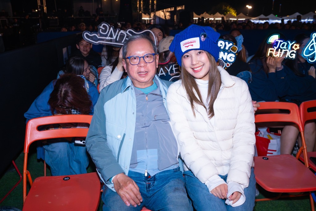 寰亞集團老闆林建岳博士、「寰亞孻女」黃淑蔓