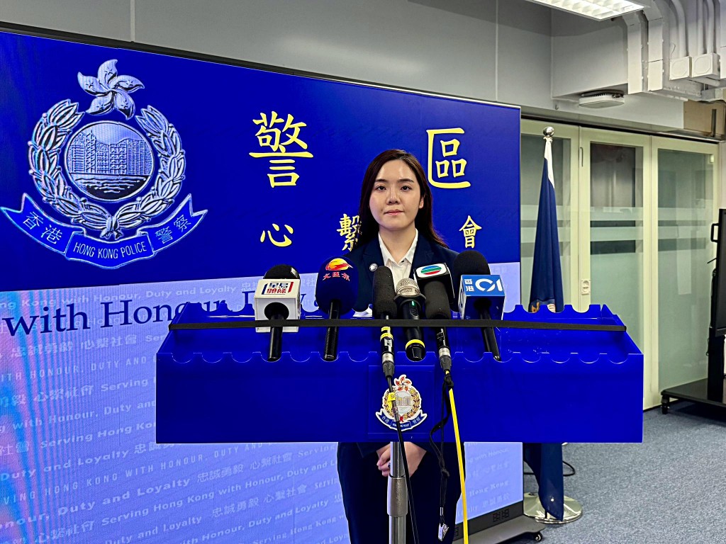 西區警區刑事調查隊第6隊高級督察陳舜晴。 西區警區刑事調查隊第6隊高級督察陳舜晴。