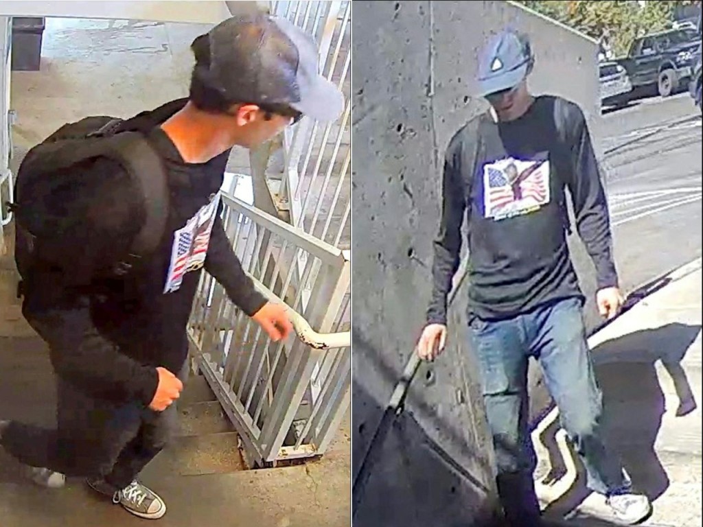  FBI於9月11日發布柯克槍擊案疑犯Tyler Robinson的照片。　法新社