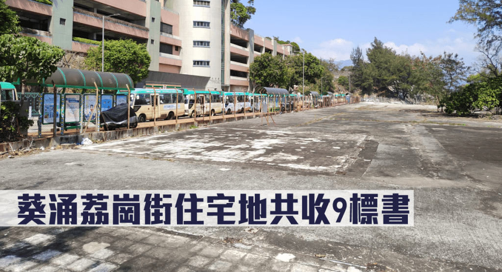 葵涌荔崗街住宅地共收9標書。