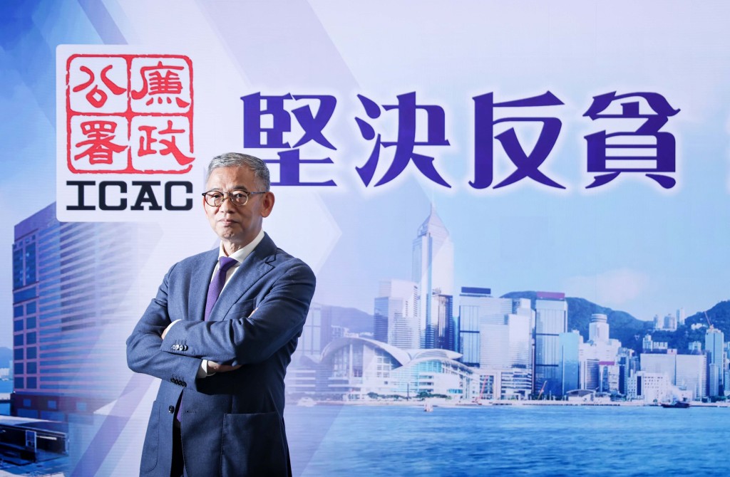 胡英明直指「若要建設安 全的國家，必須有廉潔的 DNA」。