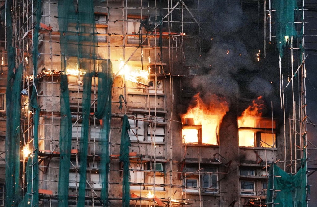 宏福苑五級火至今導致160人死亡。 宏福苑五級火至今導致160人死亡。