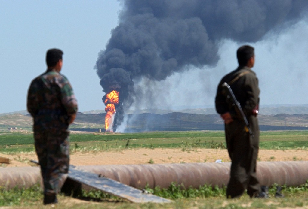 圖為美伊戰爭圖片。（圖片來源：AP Photo）