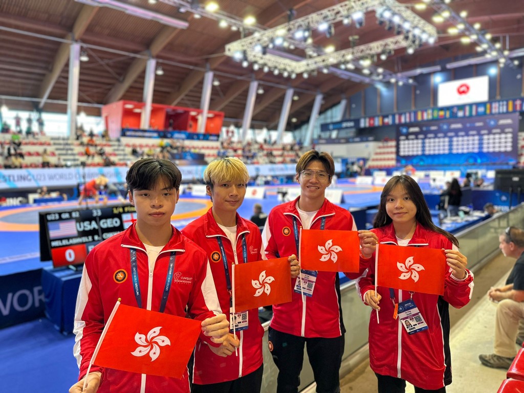 港隊遠赴阿爾巴尼亞，出戰摔跤世錦賽。 中國香港摔跤總會圖片