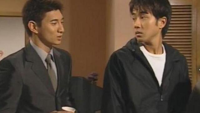 刘恺威（右）1999年拍《创世纪》时十分青涩。
