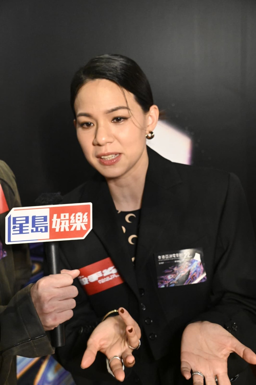 魏浚笙、韋羅莎宣傳電影《殺手#4》。