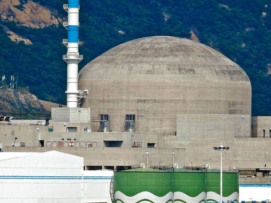 核電廠一號機組出現惰性氣體濃度上升情況。