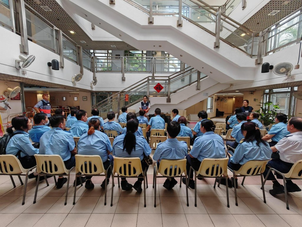 團隊亦同步為保安人員提供防騙培訓。