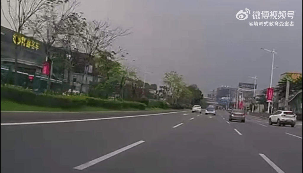 車CAM影片可見，的士駛向白色車右方。
