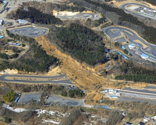 周六主震發生後已先後發生5次餘震。AP圖片