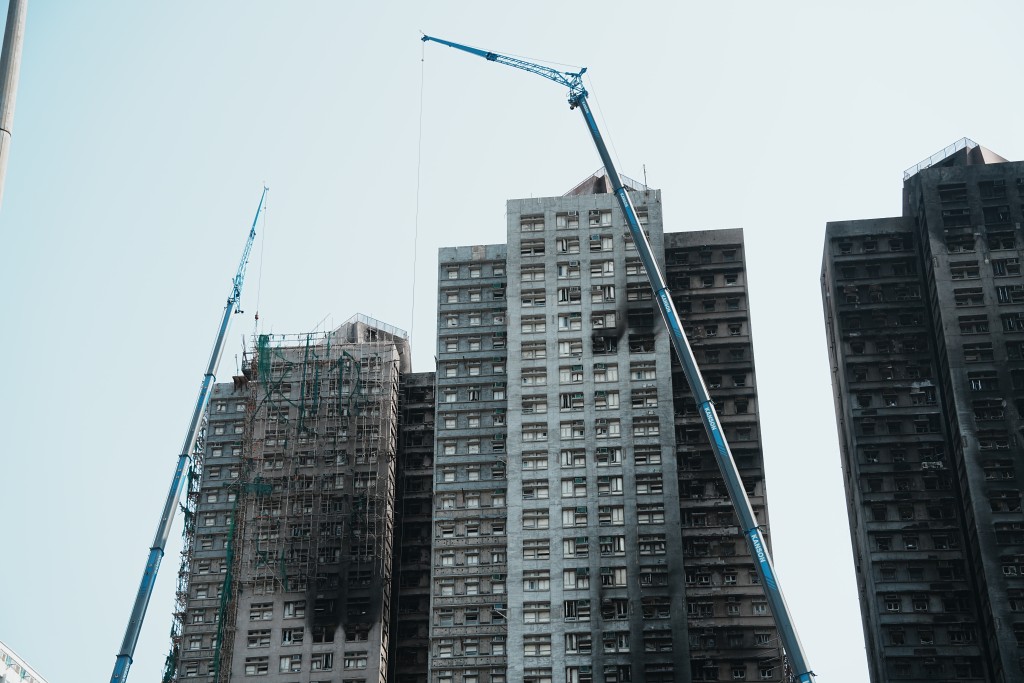 大埔宏福苑去年發生五級大火。