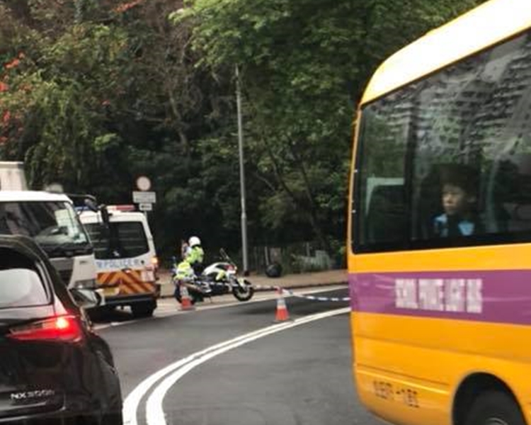 現場交通擠塞。網民Eva Tung圖片