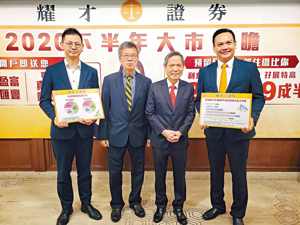 叶茂林（右二）指，香港已经「衰无可衰」。