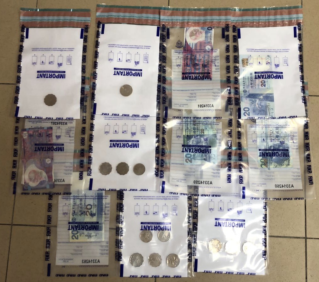 警方黃大仙下邨打擊非法聚賭。警方圖片