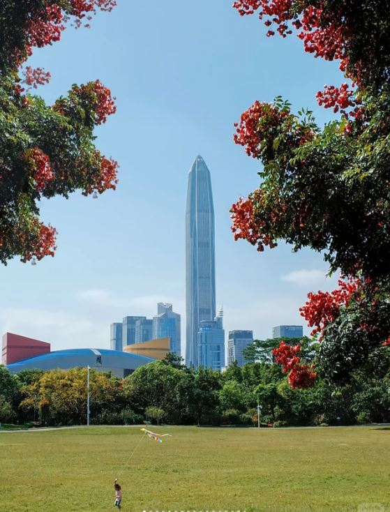 蓮花山公園是攝影熱點