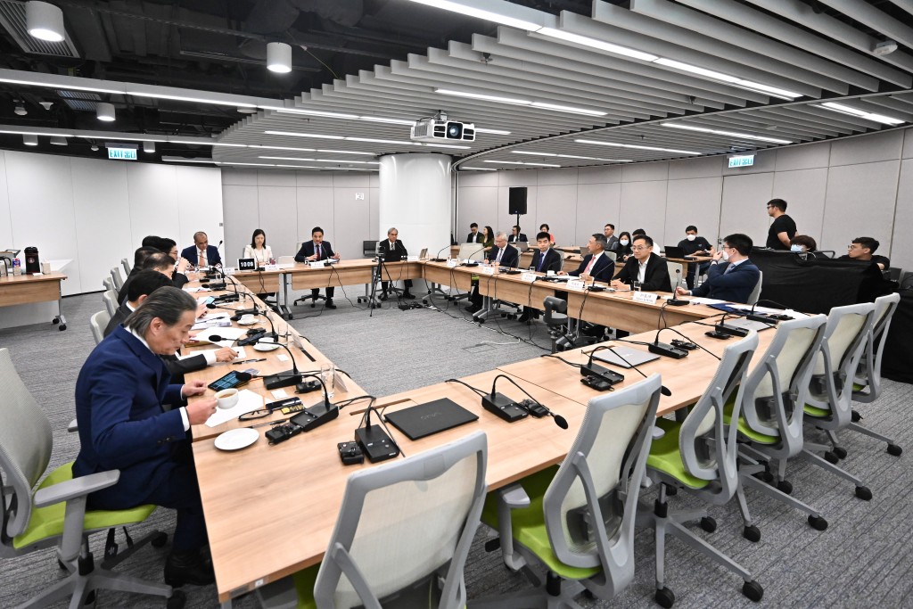 今天会议以「香港实现高质量发展」作为讨论主题。政府新闻处图片