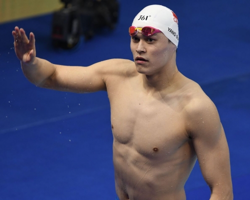 孫楊早前被國際體育仲裁法庭禁賽8年。資料圖片