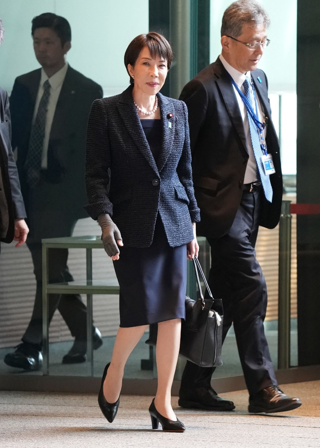 高市早苗强调，日方尚未对派遣护航舰作出任何决定。法新社