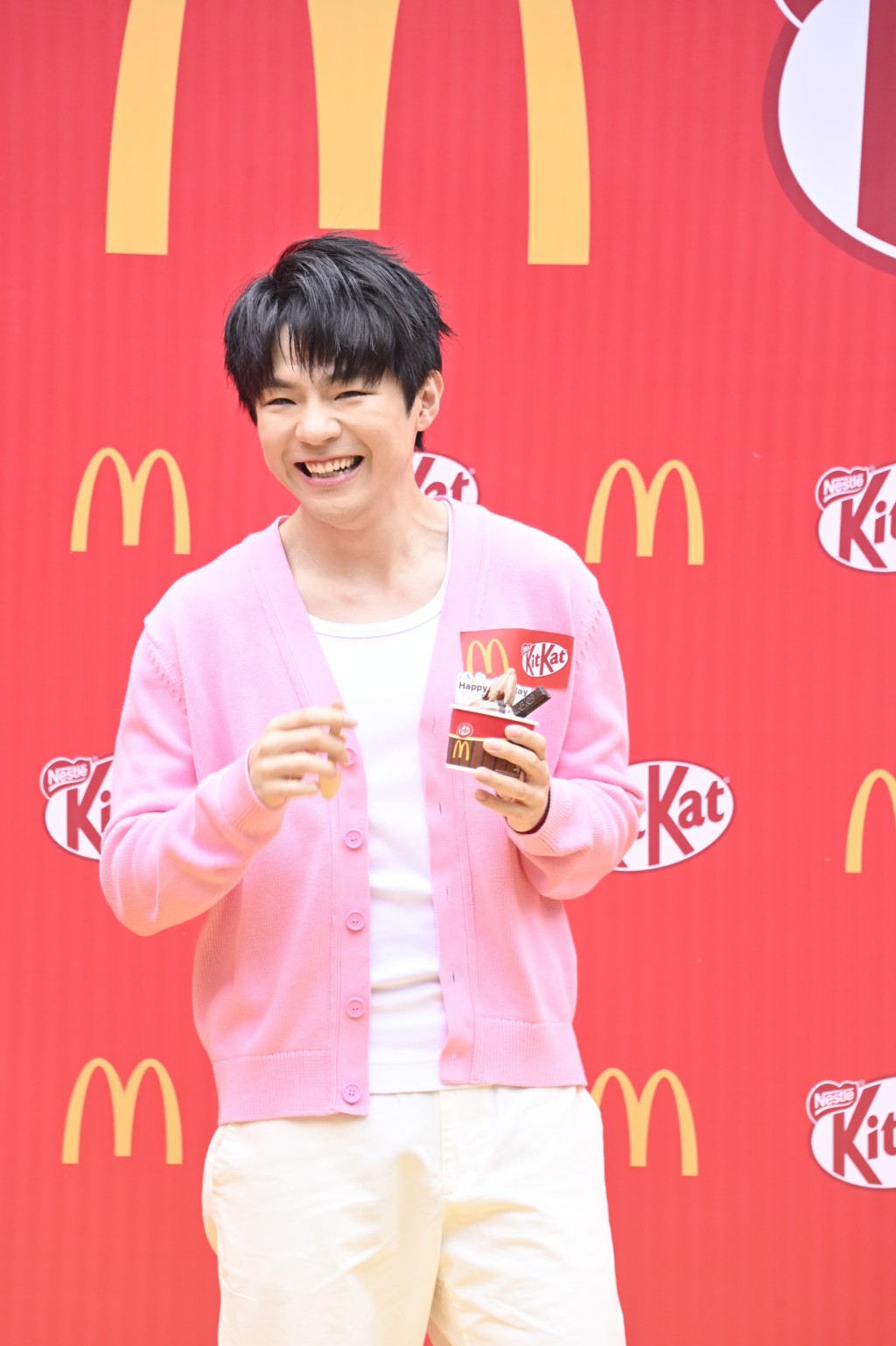 久未露面的Ian身形明顯比之前大隻，他笑言是服裝效果。