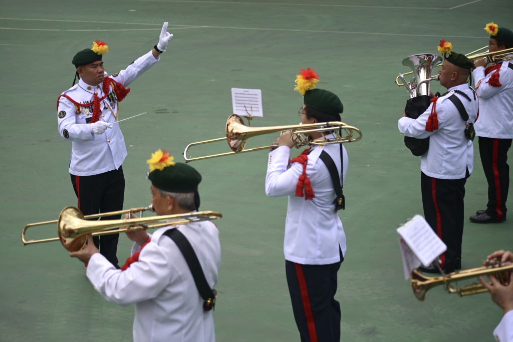 另有軍樂匯演環節，由紀律部隊樂隊與香港童軍樂隊聯合演奏。