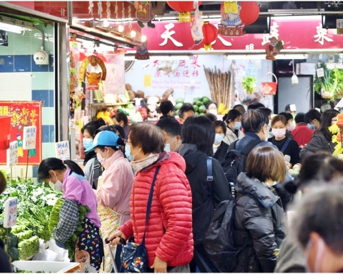 有菜檔指由於供應充足來貨價與去年相若。