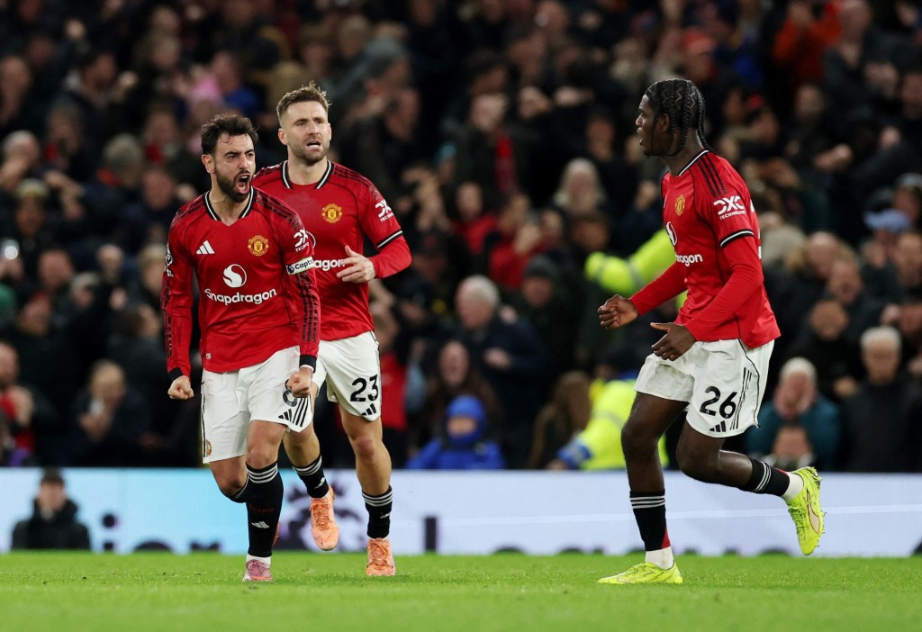 B費2020年加盟曼聯，如今是球隊隊長。路透社