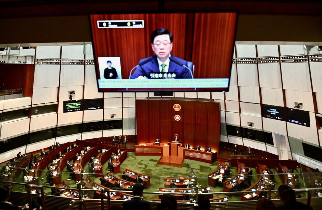 陳國基希望議員支持《施政報告》,與政府同心同德。資料圖片 陳國基希望議員支持《施政報告》,與政府同心同德。資料圖片