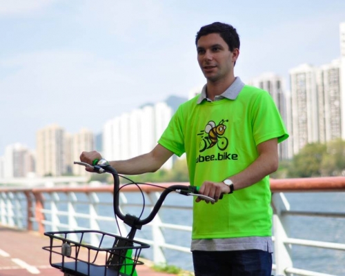 Gobee.bike行政總裁Raphael Cohen。Gobee.bike圖片