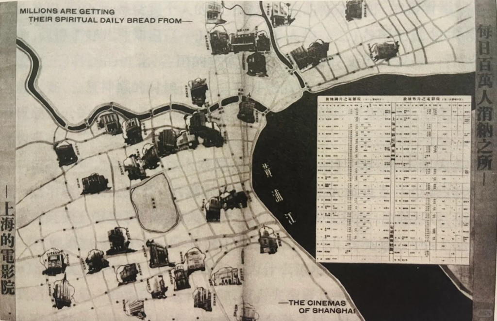 民國時上海的電影業已非常發達，戲院數目很可觀。小紅書