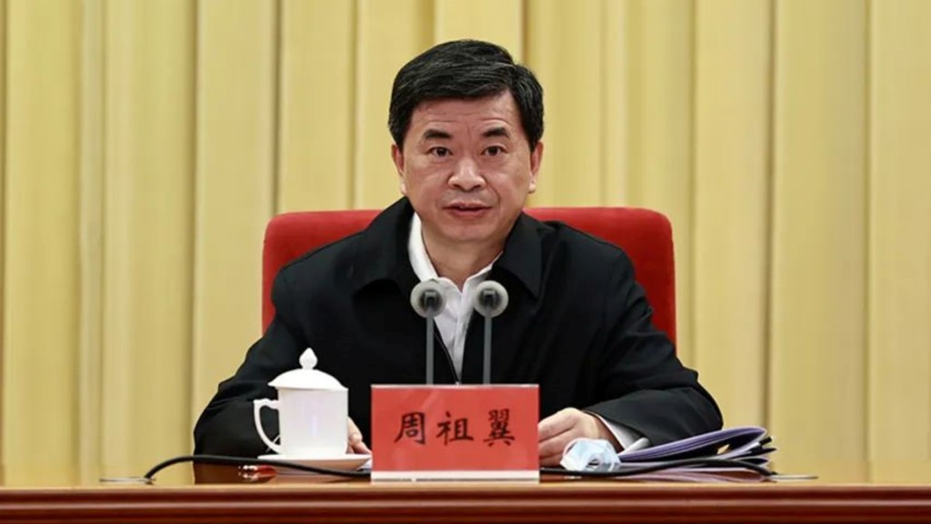 可靠消息指周祖翼將接替尹力擔任福建省委書記。