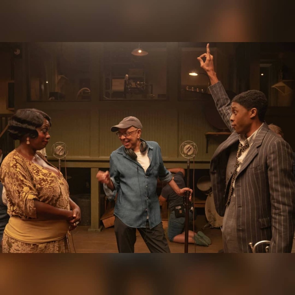 维奥拉(左)表达对Chadwick的思念。