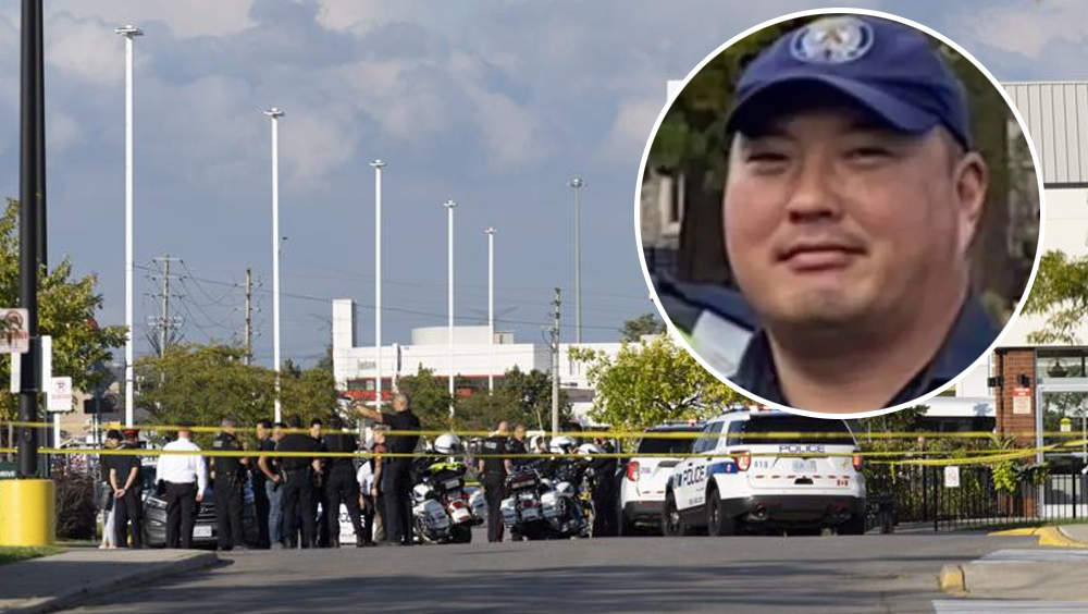 加拿大多倫多連環槍擊案致3死3傷,一名亞裔警員殉職。AP/網圖