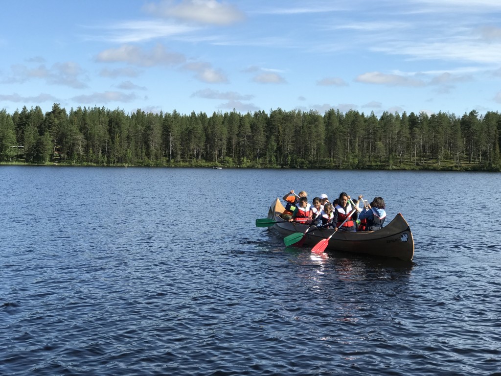 芬蘭的學生有很多戶外活動的機會。