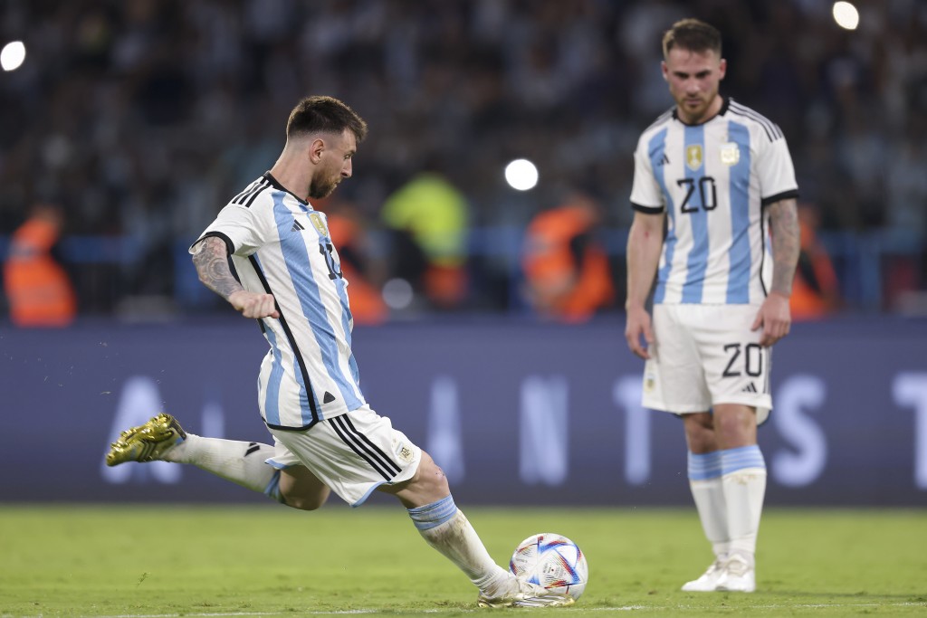 阿根廷最終以7:0大勝對手。Reuters