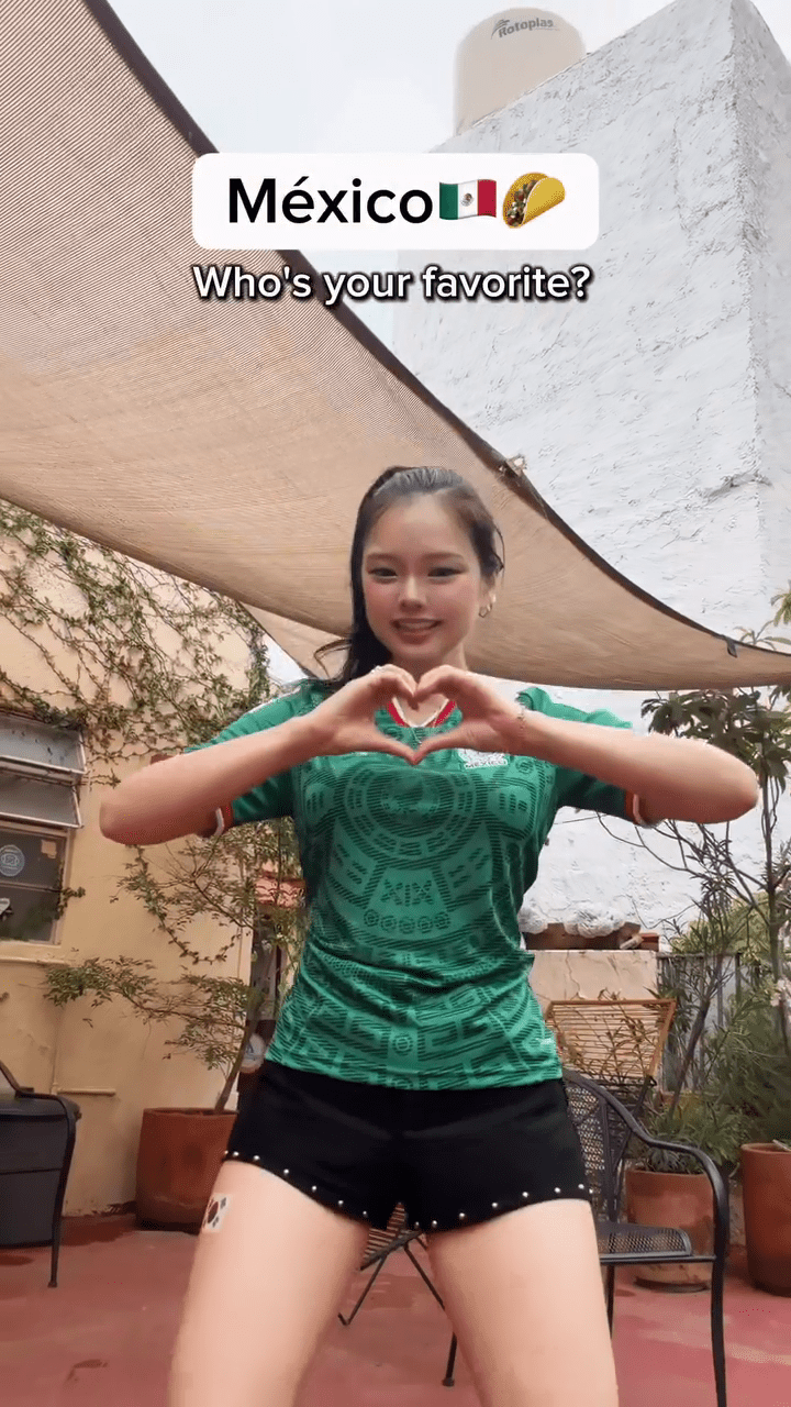 涉事女網紅在網上發文，坦言自己滿懷期待到墨西哥參與世界盃盛會。