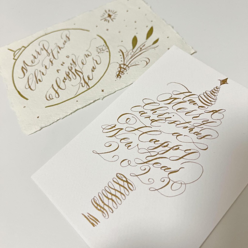 T.calligraphie -西洋書法聖誕卡工作坊（圖片來源：誠品）