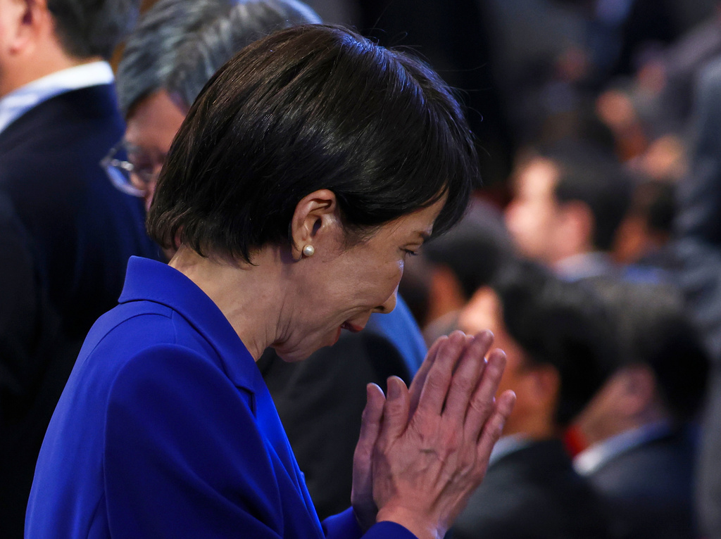 高市早苗勝出自民黨總統選舉。美聯社