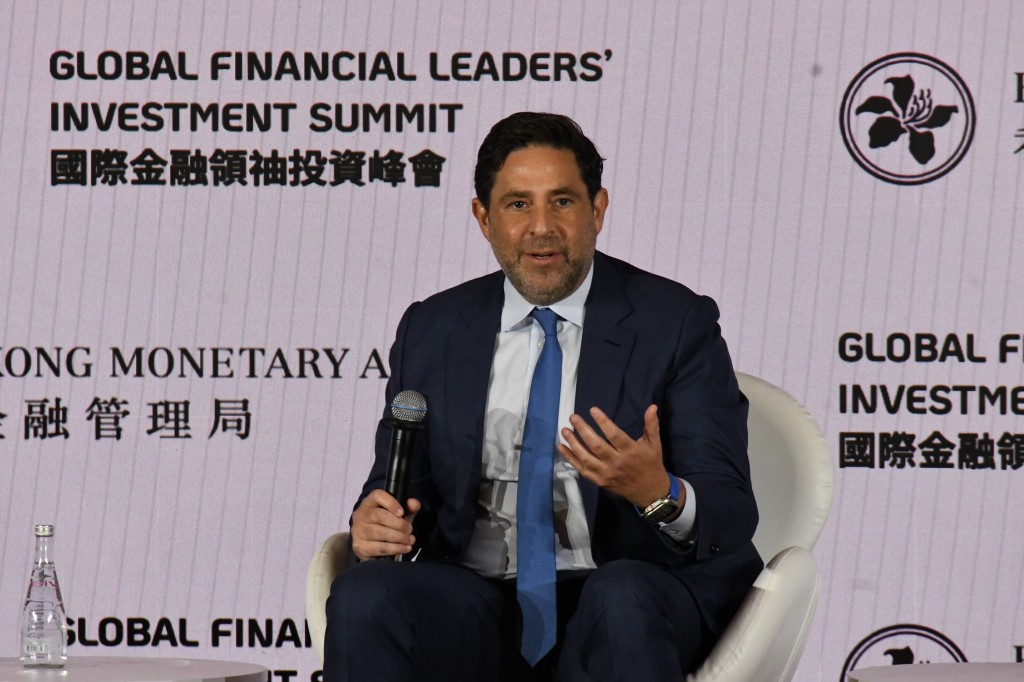 景順集團總裁兼首席執行官Andrew Schlossberg。 何健勇攝