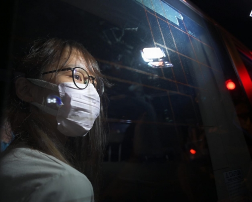 周庭獲准保釋。資料圖片