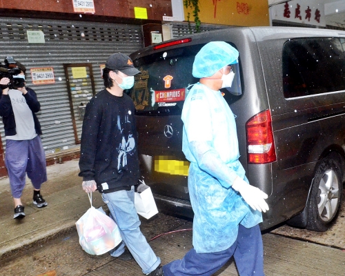 確診的劏房戶昨已獲安排入院。資料圖片