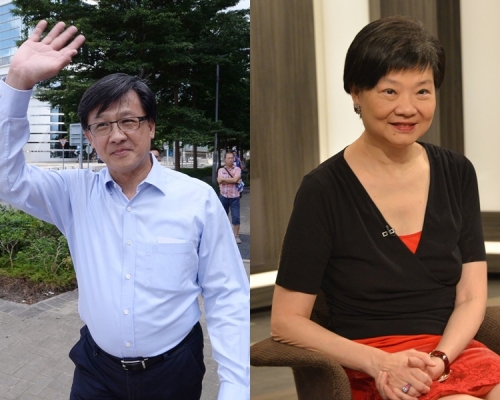 余若薇向香港律師會執業操守組投訴何君堯。資料圖片
