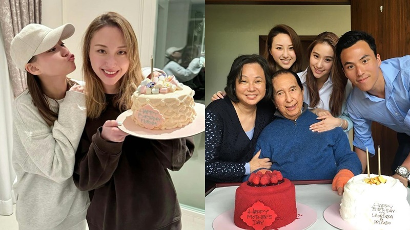 何超蓮為賭王三太媽媽陳婉珍慶生！打扮低調雍容華貴 何猷啟大女激罕合照超靚女