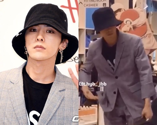 GD表情雖然Cool爆，但非常有禮，握手前顧及別人衛生，他就在自己的衣服上抹乾淨隻手。