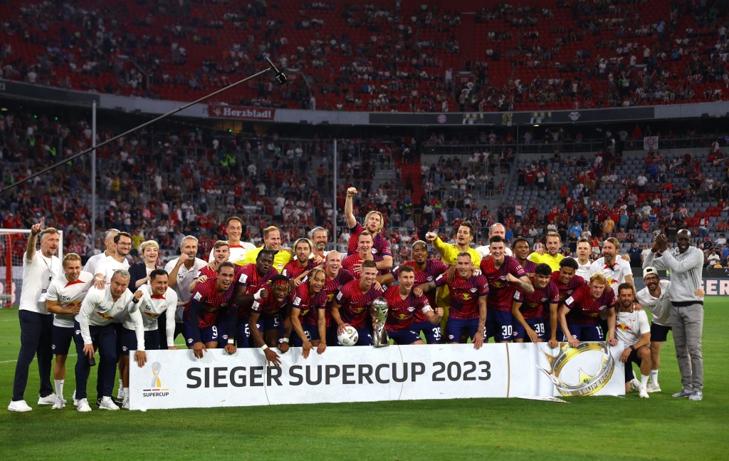 RB莱比锡夺冠。Reuters
