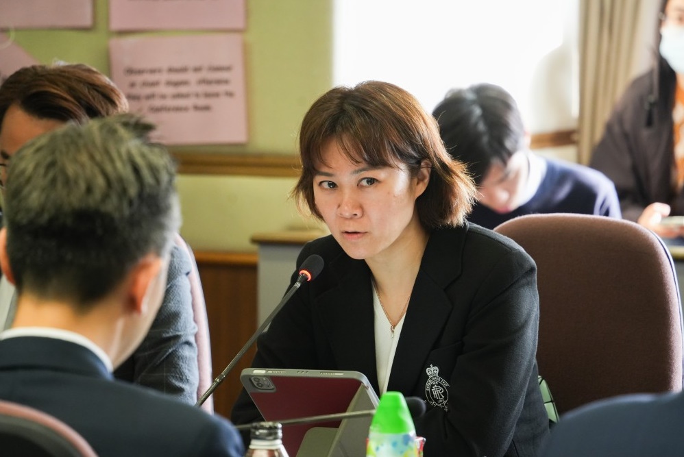 選委界議員鄧銘心近日在對談交流會失言,引起同僚關注。 選委界議員鄧銘心近日在對談交流會失言,引起同僚關注。